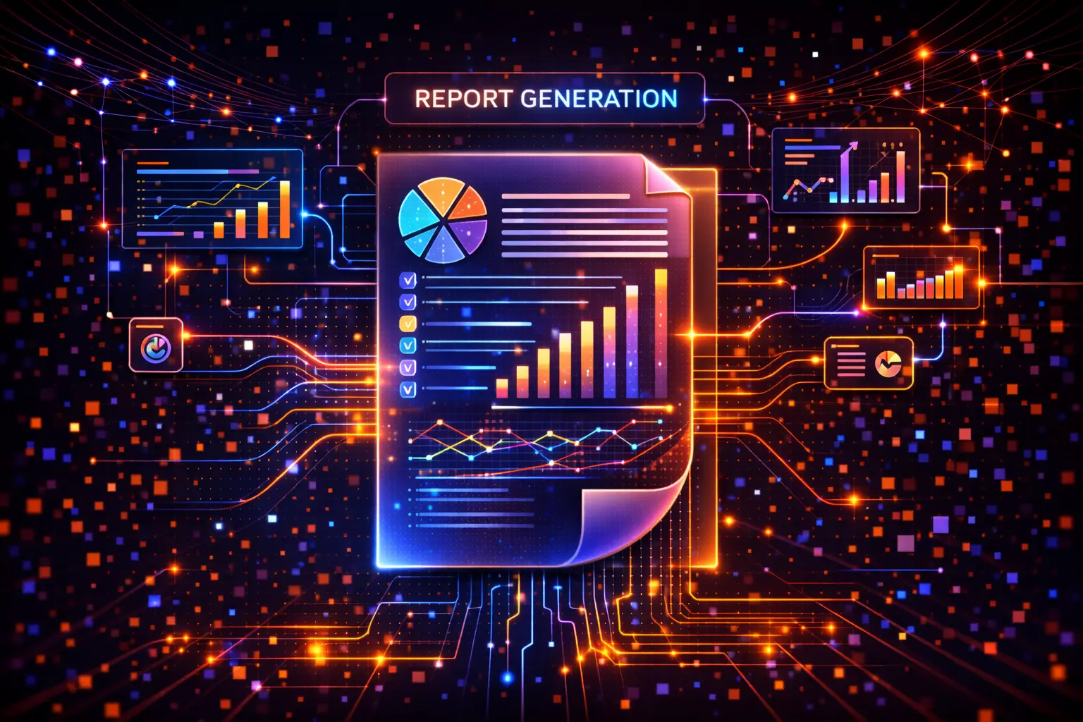 Generazione automatica di report con intelligenza artificiale - documenti, grafici e analisi dati